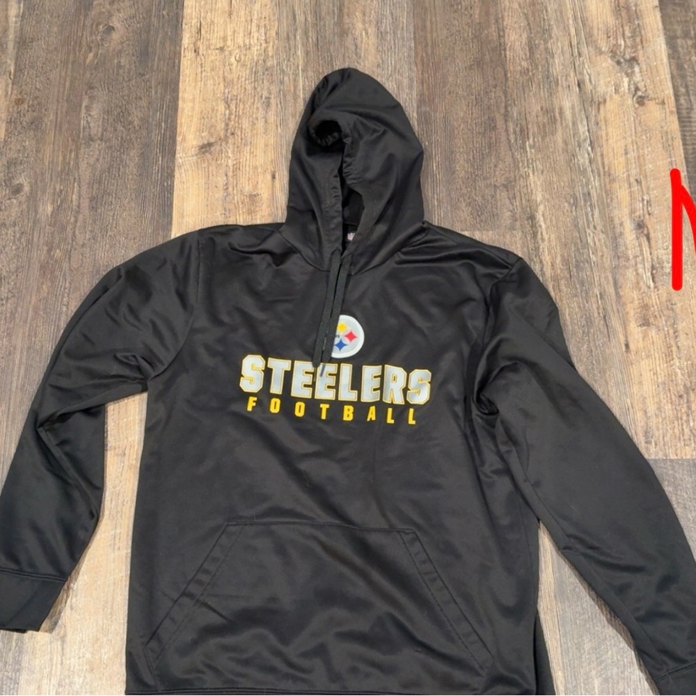 NFL Black Steelers Football Hoodie